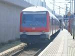 Schlusslicht von der MRCE ES 64 U2 - 095 im Bahnhof Halle-Ammendorf am 13.5.15