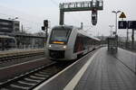 1648 416/916 bei der Einfahrt in den Endbahnhof Halle/Saale Hbf am 29.4.21