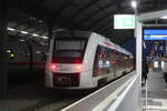 1648 948/448 bei der Einfahrt in den Endbahnhof Halle/Saale Hbf am 2.12.21