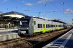 Agilis 440 105 verlässt Straubing am 21 Februar 2020.