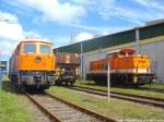 EKO 232 850 und LOCON 101 abgestellt bei der Getreide AG in Stralsund am 12.6.14