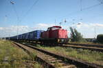 346 975 (ex Breitspurlok 347 975) bei Rangierarbeiten in Mukran am 30.7.21