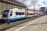 BOB VT 110 steht am 24 September 2018 in München Hbf.