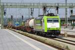 Captrain 185 532 durchfahrt am 10 Mai 2018 Passau.