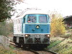 232 002 der CTHS unterwegs zum Saalehafen in Halle-Trotha am 28.10.17