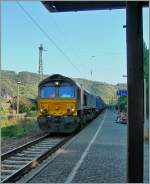 Eine Class 66 in St Goar.