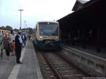 PRESS 650 032-4 im Bahnhof Putbus am 8.8.13