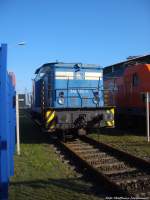 PRESS 346 020 (345 213-3) abgestellt im Stralsunder Stadthafen (Bei der Getreide AG) am 10.9.13