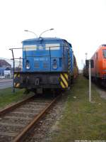 PRESS 346 020-3 (345 213-3) abgestellt im Stralsunder Stadthafen (Bei der Getreide AG) am 8.10.13