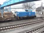 PRESS 346 001 im Bahnhof Bergen auf Rgen am 4.3.14