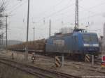 PRESS 145 023-6 abgestellt im Bahnhof Bergen auf Rgen am 4.3.14