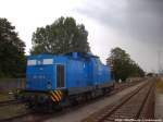 PRESS 293 021-6 abgestellt im Bahnhof Bergen auf Rgen am 23.8.14