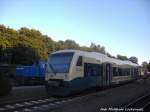 PRESS 650 032-4 abgestellt im Bahnhof Putbus am 23.8.14