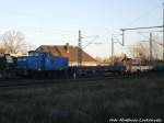 PRESS 346 001 im Gleisbaudienst ttig in Halle (Saale) am 13.1.15