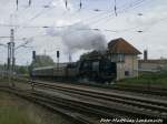 50 3501 und PRESS 346 001 verlsst den Bergener Bahnhof in Richtung Lauterbach Mole am 31.5.15