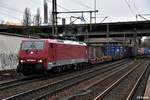 189 800-6 zog einen schachtelzug durch hh-harburg,17.02.17