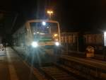 650 032 (650 300) der PRESS im Bahnhof Putbus am 4.1.19