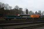 106 756 abgestellt im Bahnhof Putbus am 24.12.19