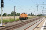 293 023 der MTEG/PRESS bei der durchfahrt in Niemberg am 30.7.20