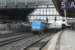 140 047 der PRESS im Bahnhof Bremen Hbf am 8.1.21