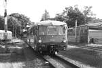 772 140 und 772 141 bei der Einfahrt in den Bahnhof Putbus am 30.7.21