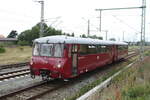 772 140 und 772 141 auf Rangierfahrt im Bahnhof Bergen auf Rgen am 31.7.21