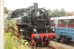 86 1744, 4746 307 und 4746 303 im Bahnhof Bergen auf Rgen am 1.8.21