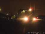 203 843-8 mit dem SVT 137 234 bei den Leipziger Eisenbahntagen am Abend des 18.3.16 in Leipzig-Plagwitz