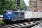 151 007-2 fuhr mit einen containerzug durch hh-harburg,21.05.19