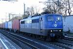 EGP 151 139-3 fuhr mit einen containerzug durch hh-harburg,06.01.22