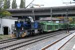 EGP 275 009-9 zog einen leeren autozug durch hh-harburg,13.10.22