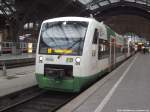 VT 305 der ErfurterBahn mit ziel Saalfeld (Saale) im Bahnhof Leipzig Hbf am 15.2.14