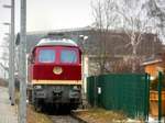 132 293 der EBS verlsst die LEG Werkstatt in Delitzsch am 3.2.17