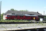 232 239 der EBS abgestellt im Bahnhof Zeitz am 29.5.20