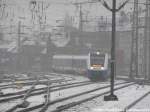 Erixx 622 717 / 217 und 622 XXX / XXX beim einfahren in den Bahnhof Hannover Hbf am 16.1.16