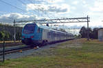 EuroBahn ET4-01 verlsst am 15 Juli 2019 Oldenzaal mit ein RE Bielefeld--Hangelo.