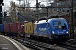 182 911-8 zog einen kastenzug durch hh-harburg,06.12.14