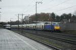 EVB VT 151 (628 151 / 928 151) als RB76 mit ziel Verden und 146 519 vom Metronom im Bahnhof Rotenburg (Wmme) am 14.12.20