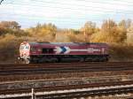 eine CLASS 66 der HGK stand in hh-wilhelsburg am 26.10.13