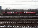 2 CLASS 66 der HGK standen beim bhf wilhelmsburg am 31.01.14