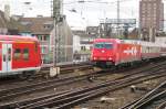 HGK 185 604 treft am 27 September 2010 in Köln Hbf ein.