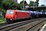 145 015 der HGK fuhr mit einen tanker durch hh-harburg,05.08.16