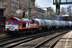 HGK-DE 672,zog einen tanker durch hh-harburg,07.04.16