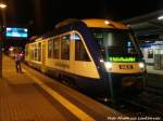 HEX VT 876 mit ziel Halle (Saale) Hbf im Bahnhof Halberstadt am 21.12.14