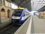 HEX VT 807 und VT 80X im Hallenser Hbf am 29.6.15