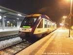 HEX VT 871 im Bahnhof Halberstadt am 16.1.16