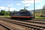 162.006 (Hauser) (151 066) von Hectorrail abgestellt im Bahnhof Coswig (b Dresden) am 28.6.19