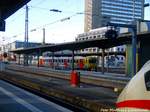 VT 2E der HLB bei der Einfahrt in den Bahnhof Frankfurt (Main) Hbf am 17.1.17