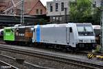 185 691-3 und 151 138-5 waren abgestellt in hh-harburg,21.07.18