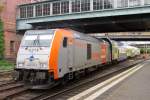 HVLE 246 010 schiebt ein Metronom aus Hamburg Harburg nach Cuxhaven am 25 September 2014.